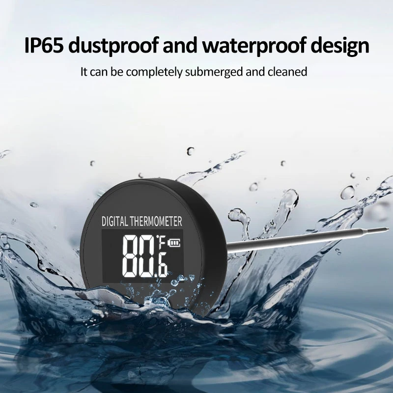 -20-300°C Food Thermometer Milk Tea Coffee Thermometer Stainless Steel Sensor Waterproof Temperature Tester Kitchen Accessories 4