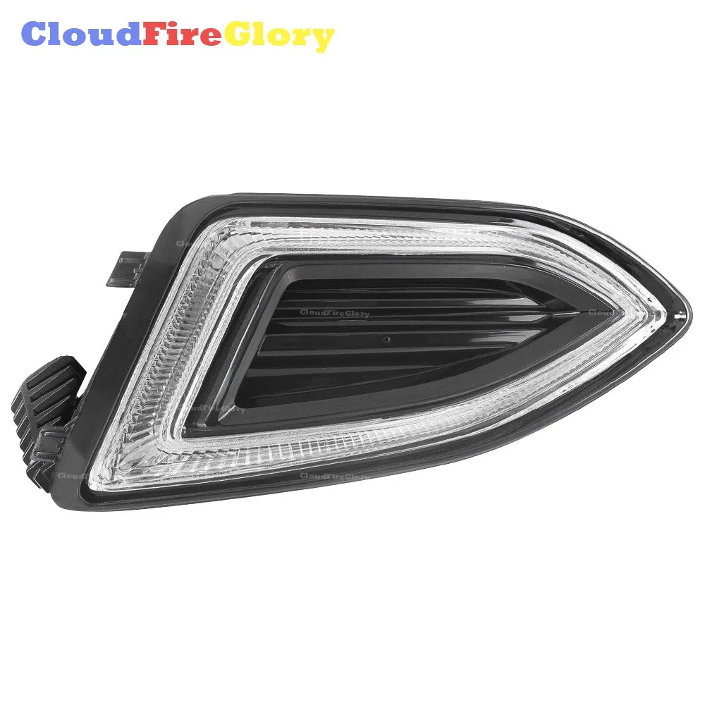 

For Ford Edge 2015 2016 2017 2018 Front Left Or Right Side Bumper DRL Fog Light Plastic FO2520192 FO2521192
