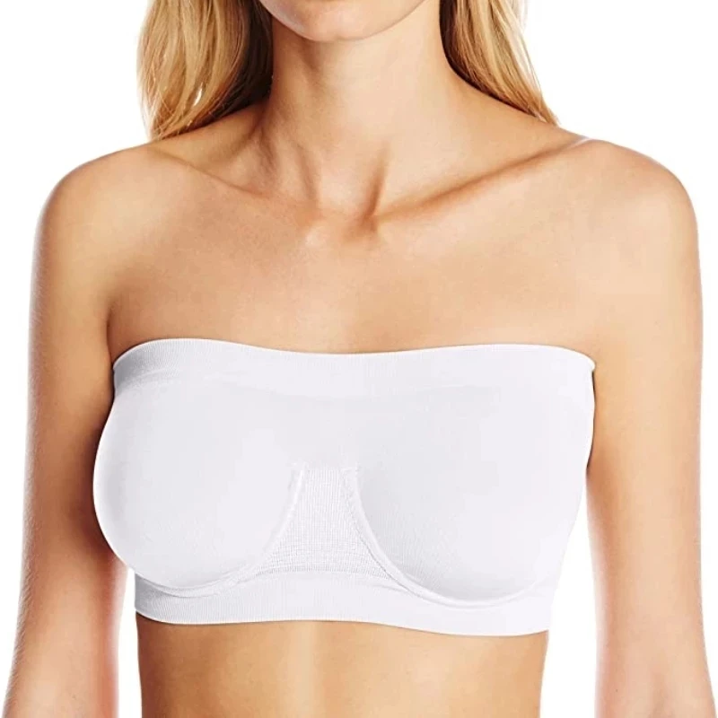 S-3XL Women Seamless Bra Lingerie Strapless Tube Tops Crop Top Sexy Strapless Bra Female Tanks Cotton Bralettes Underwear