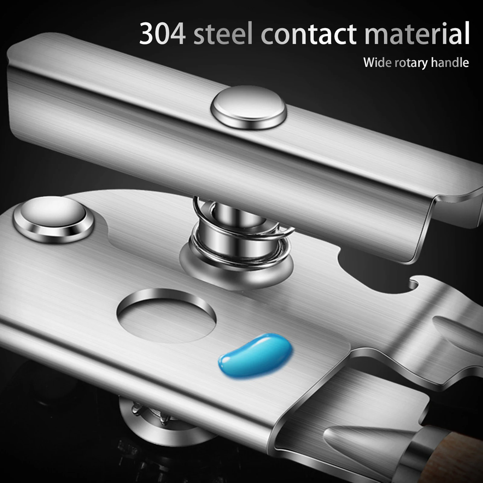 Can Opener Heavy Duty Handheld Manual Stainless Steel Side Cut Manual Jar Opener