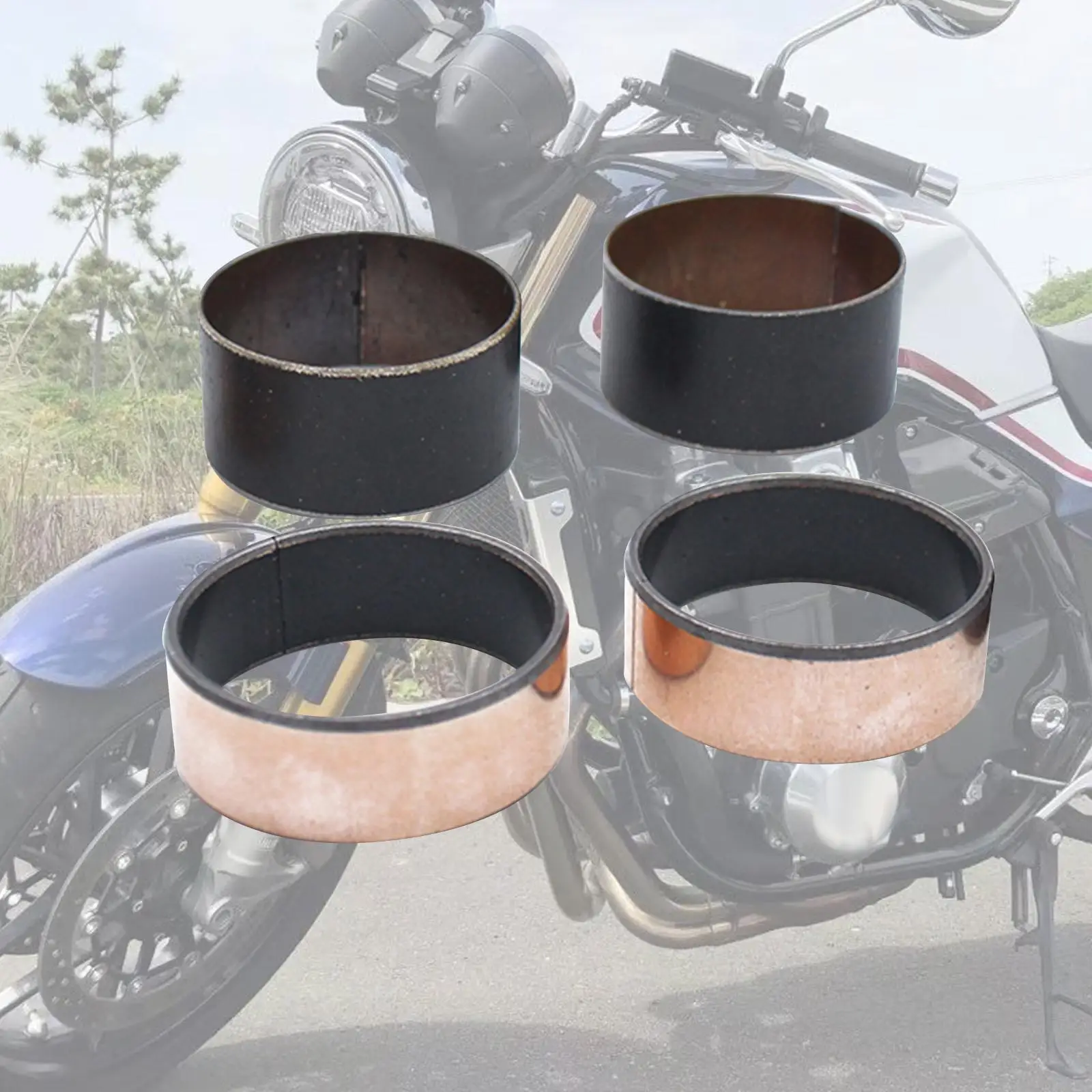 

4 шт., металлические кольца для амортизаторов Honda 1200 1300 CB 1300 CB1300 CB1000