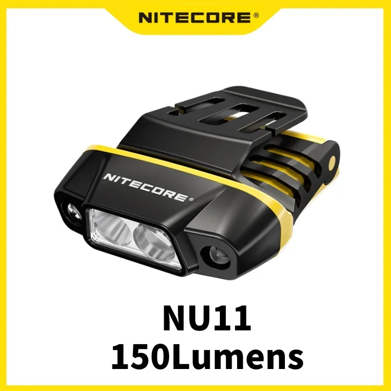 

NITECORE NU11 Chip-on Cap Light IR Sensor Lamp 150 Lumens Headlamp USB-C Rechargeable Headlight Built-in Battery Hiking Fishing