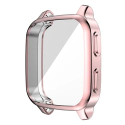 Durable TPU Screen Protector Case for Garmin Venu SQ Series (Pink)