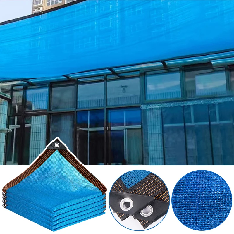Sunshade Awning Garden Sunshade Sail Net Swimming Pool Tarpaulin Outdoor Anti-UV Sun Shade Net Balcony Yard Shade Mesh
