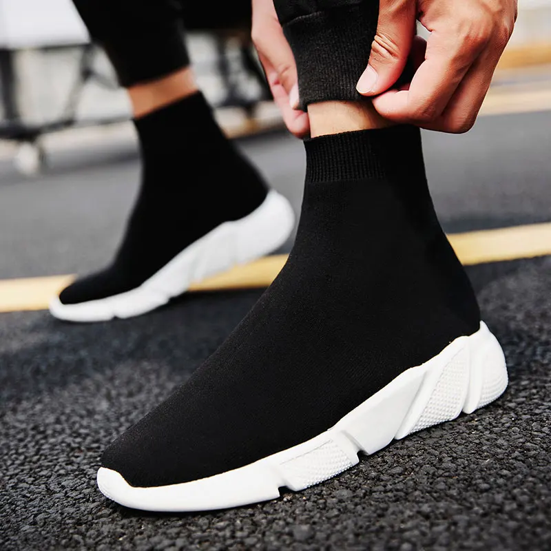 MWY Fashion Men's Socks Running Casual Shoes Comfortable High Top