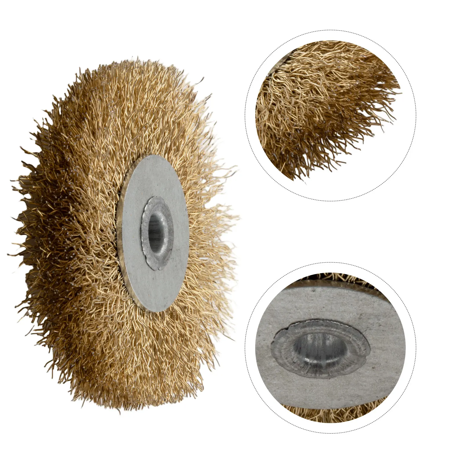 

Durable New Wheel Brush Brush Stainless Steel Wire Wheel Brush 0.32in Bore 80mm Dust Accessories FOR Rust Flat