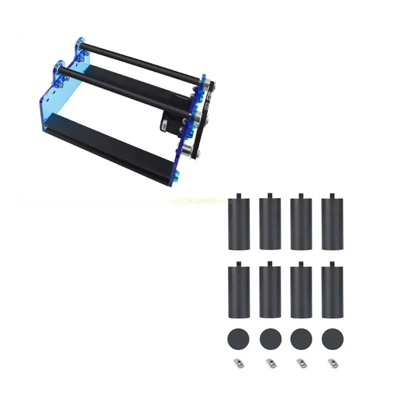 

CNC- Universal Engraver Rotary Roller Y-Axis Rotary Shaft 360°Rotating 63HD