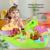 Creative Children Board Games Music Mushroom House Table Cosplay  Party interactive Desktop Games Toys With Lights Gift for kids 1