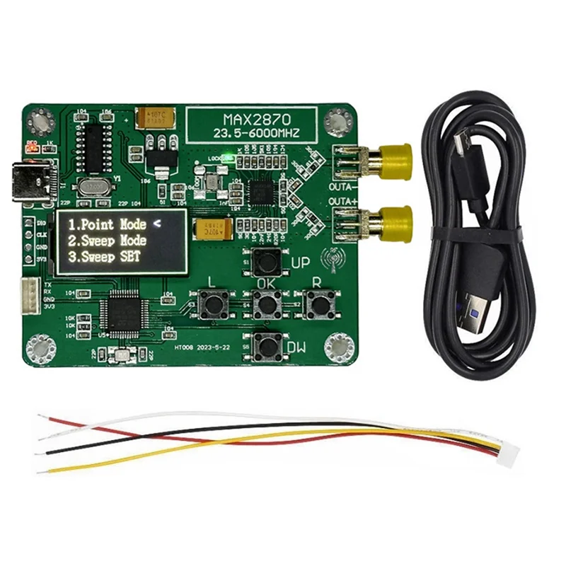 fonte-do-sinal-ht008-fonte-do-sinal-pontos-dos-apoios-modo-da-varredura-max2870-stm32-235-6000mhz