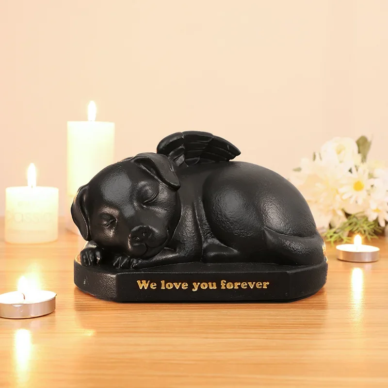 

Pet Angel Urn Dog Cat Pet Memorial Ashes Kitten Puppy Cremation Funeral Box