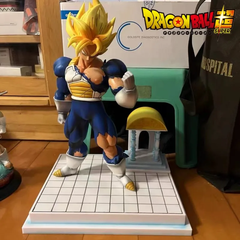 

30CM Dragon Ball Z Goku Anime Figures Hyperbolic Time Chamber Super Saiyan Figure Room Spirit And Time Statue Figurine Model Toy