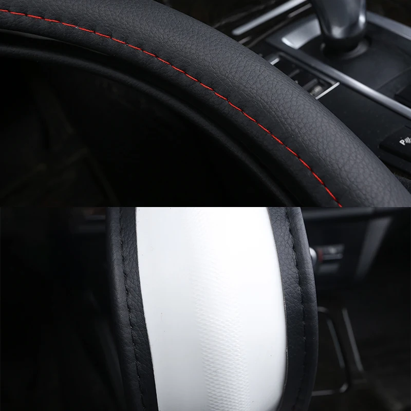 Premium D-Type Flat Bottom Steering Wheel Cover Wrap - Ultimate Protection Accessory