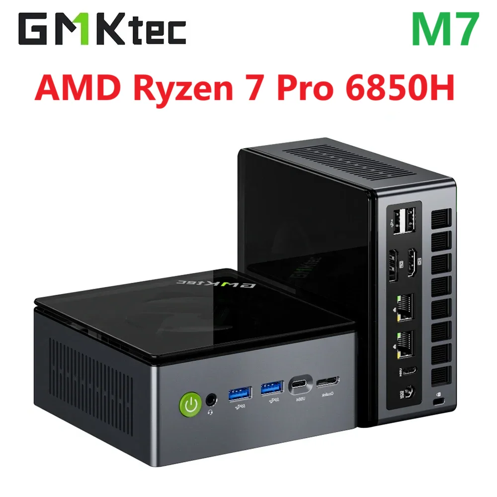 GMKtec M7/M7 Ultra AMD Ryzen 7 PRO 6850H/6850U Mini Pc WiFi6E BT5