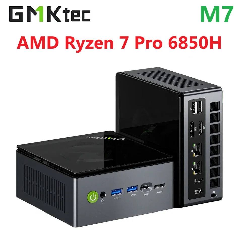 GMKtec M7/M7 Ultra AMD Ryzen 7 PRO 6850H/6850U Mini Pc WiFi6E BT5