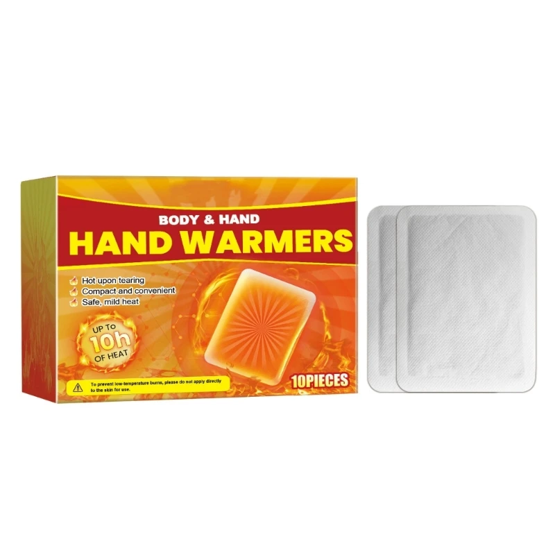10/20Pcs per Box Hand Warmers Values Pack Self-heating Portable Quick Heating Pads  Winter Keep Hand Leg Foot Warm Pastes