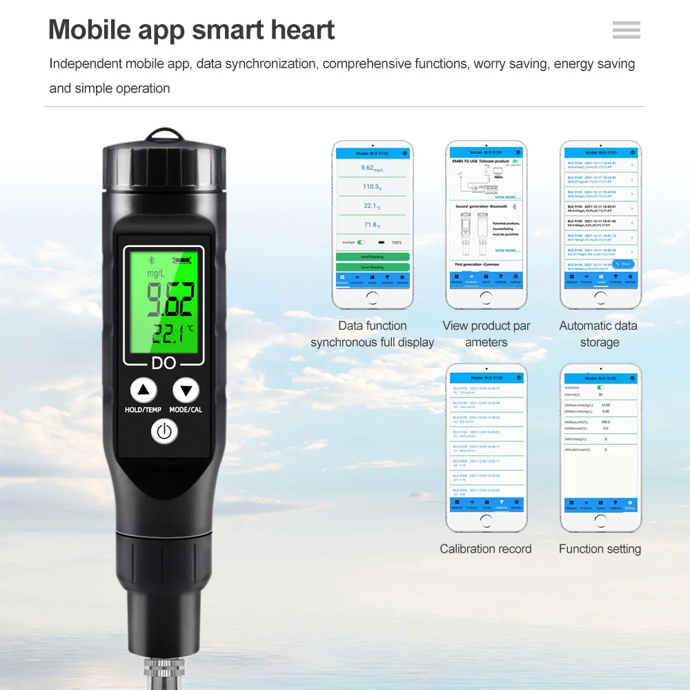 ATC Dissolved Oxygen Meter Professional Aquaculture