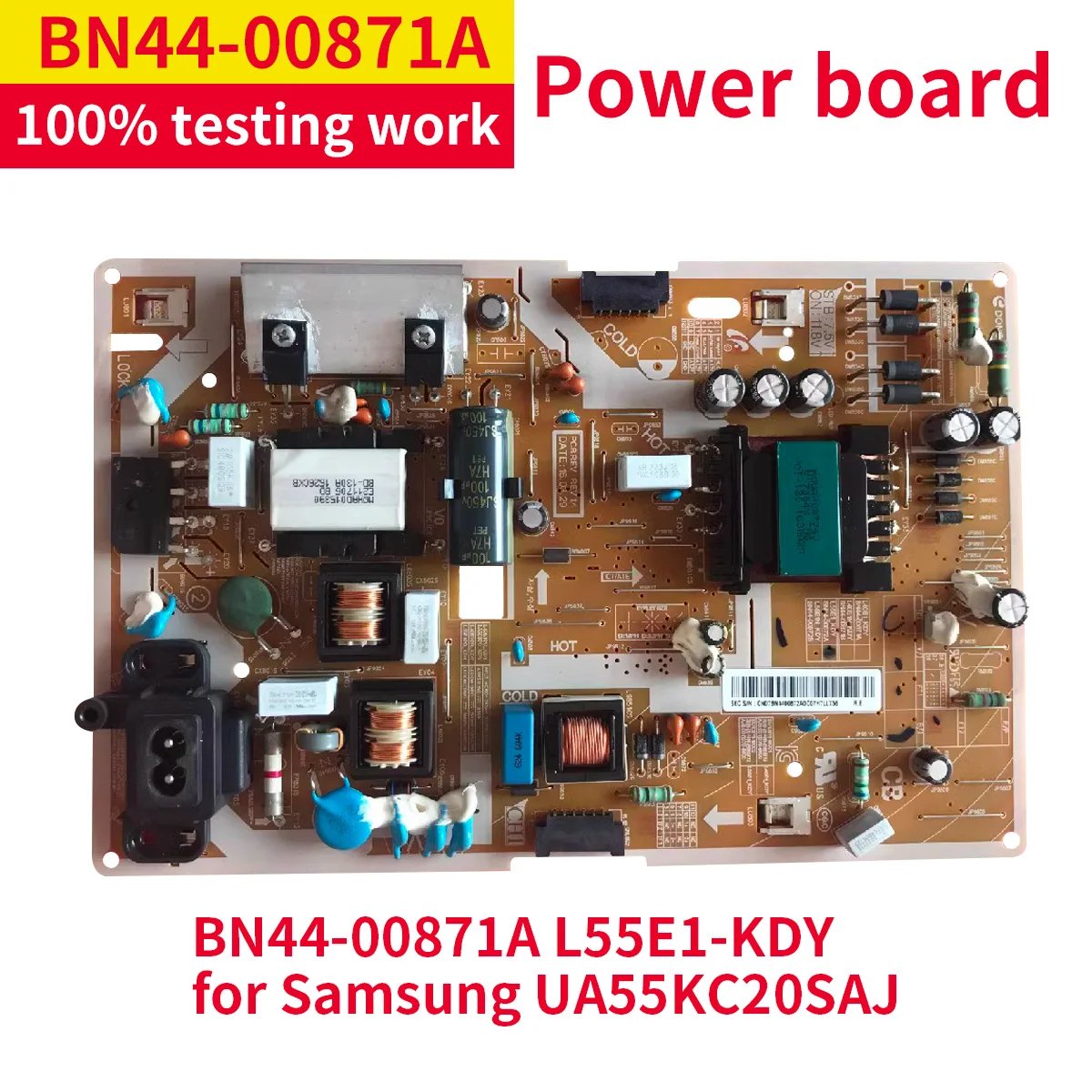 Good test work BN44-00871A BN44-00871B BN44-00872A BN44-00872B Power Board for UE49K6300 UA55K6800 UA49K6800 UE40K5500