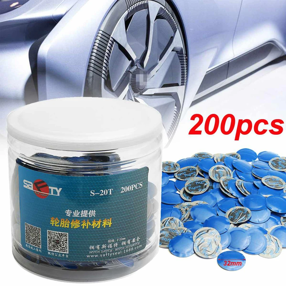 1000 Pieces Large Radial Tire Repair Patches - 3.1/8 Inch (80mm) Round, Superior Quality For Tire Fixes