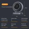 Desktop Electric Heater 30° Adjustable Heating Fan Air Heater  Warm Air Blower Radiator Home Office Warmer Machine for Winter 6