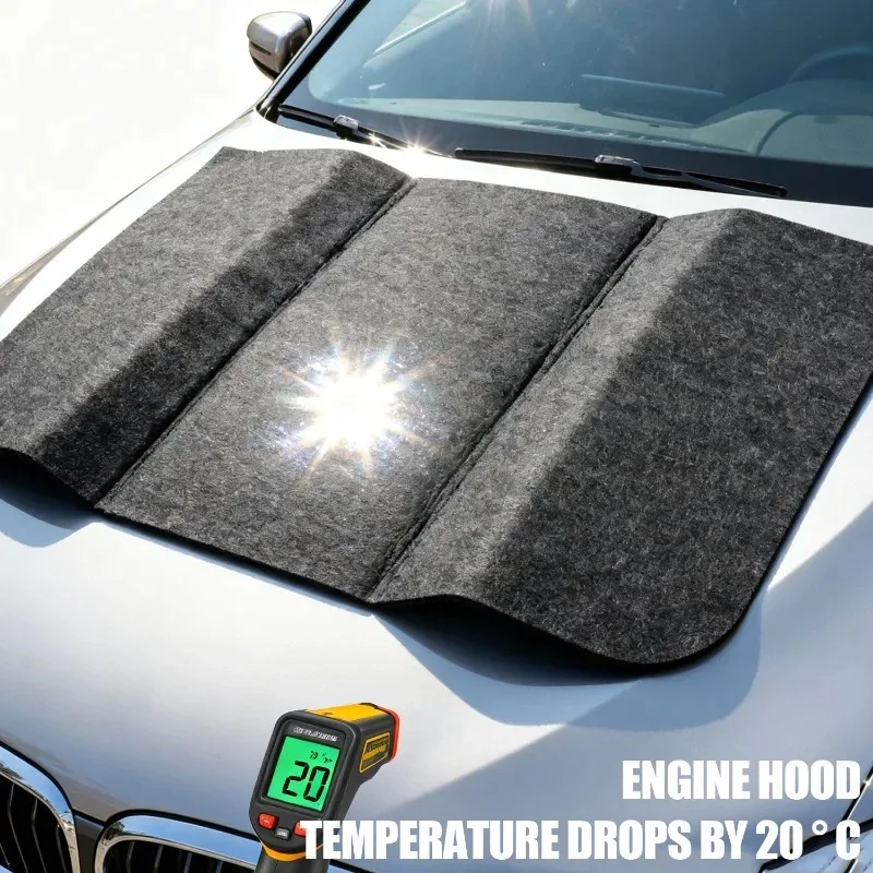 Car Lining Carpet Felt Cloth Self-adhesive Carpet Non-Woven Fabric High Temperature Resistant Felt for Home Camper Car Repair