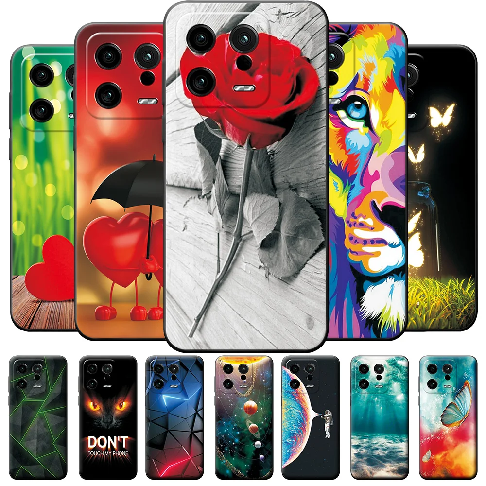 Per Xiaomi 13 Case Fashion Custodie Protettive Per Telefono Per Xiaomi 13 Pro Cover Posteriore Per Xiaomi 13 Mi 13 Pro Soft Cute Bumper