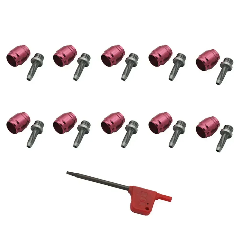 Mountain Bicycle Disc Brake 10 Set Loading Head Tubing Brake Oil Needle Olive Head For AVID Stealthama Jig