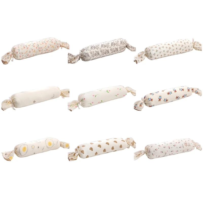 

Versatile Candy Cylinder Pillow Cushiony & Breathable Infant Pillow Comfortable Pillow Lightweight for Babies & Toddlers