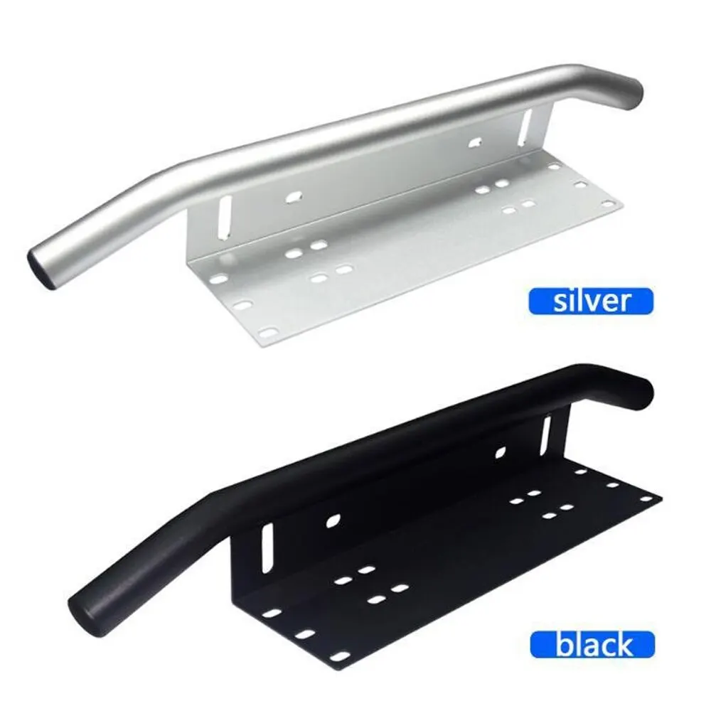 Universal License Plate Frame Off Road Accessories Front Frame for Car Numbers Light Bar Mount Bumper Holder Brackets