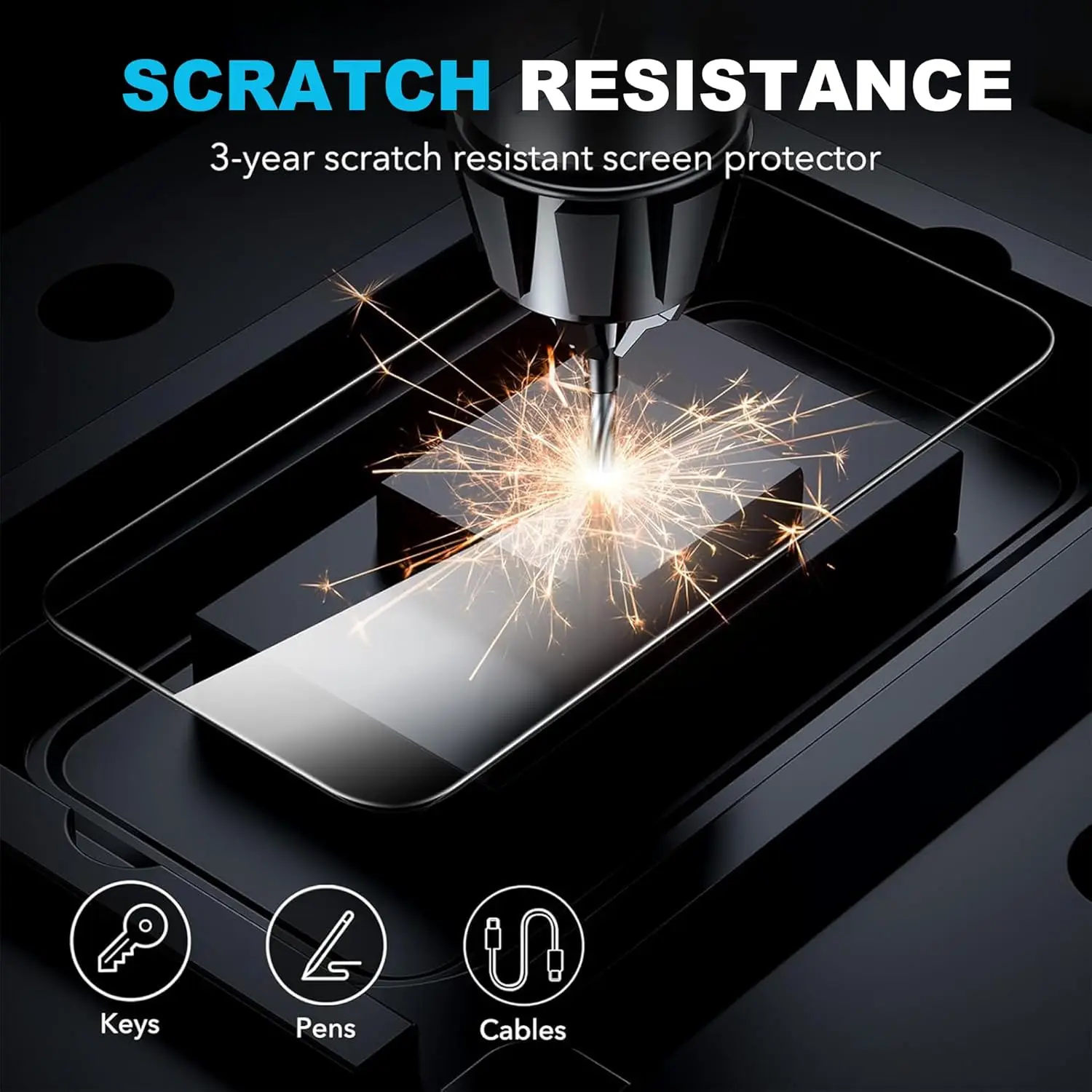 KJYFOANI [1 Pezzi Vetro Temperato per Motorola Moto G15 (6.72), Pellicola Prottetiva Anti Graffio, Anti-Impronte, Durezza 9H, 0,33mm Ultra Trasparente, Ultra Resistente