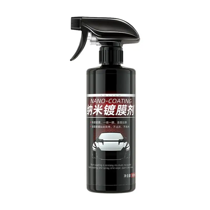 

Quick Car Coating Spray 500ml Auto Shield Coating Car Paint Repair Nano Spray Fast Shine High Protection Waterless Car Coating