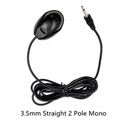 Long Car Audio External Microphone with Stickable Design and 3.5mm Lotus Plugs (3.5mm-2-l)