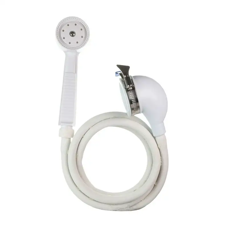 

Spray Portable Hand Held Shower Head fits Bathtubs without Diverter, Garden Tub Sprayer (10086)