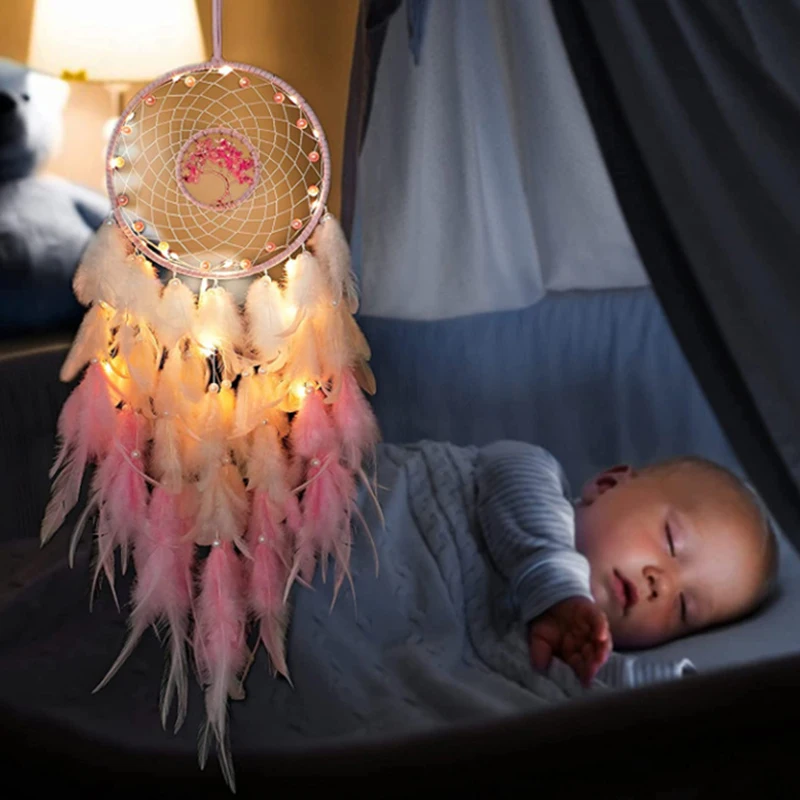 Attrape-rêves Fait à La Main Avec Plumes Et Perles à