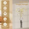 1/2Pcs Coat Hook Brass Retro Gold Bow-Shape Decorative Hook Wall-Mounted Clothes Rack for Home Bathroom Bedroom Towel Hooks 2