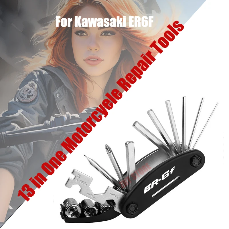 

Для Kawasaki ER6F 2023 Новый Набор отверток для ремонта мотоциклов с ЧПУ