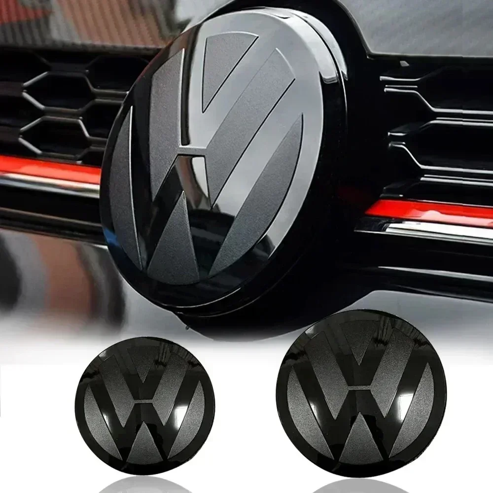 자동차 개조 로고 ABS 스티커 전면 로고 후면 로고 커버는 폭스바겐 골프 MK6 MK7 MK7.5 MK8 2010-2024년식에 적합합니다.