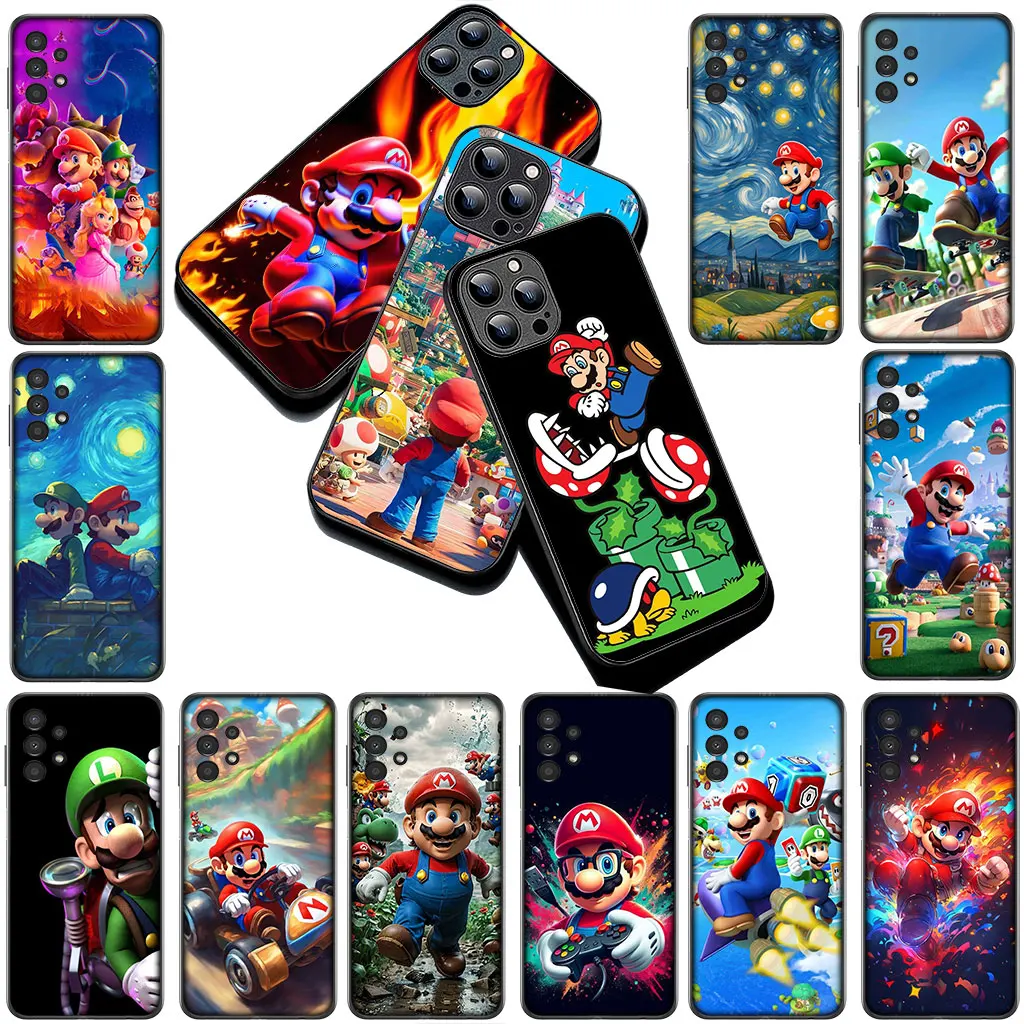 Premium Soft Phone Case with Game-Inspired Design - M-Marios-Wallpaper Edition