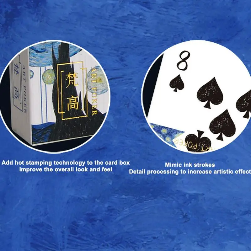 Tanio Van Gogh Art Cut Poker standardowe karty sklep