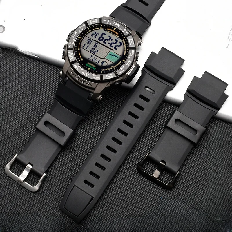 Silicone Watch Strap for Casio G-shock Watchband Protrek PRG-500 510 550 280 250 270 500 PRW-3500 2500 Band 18mm - AliExpress