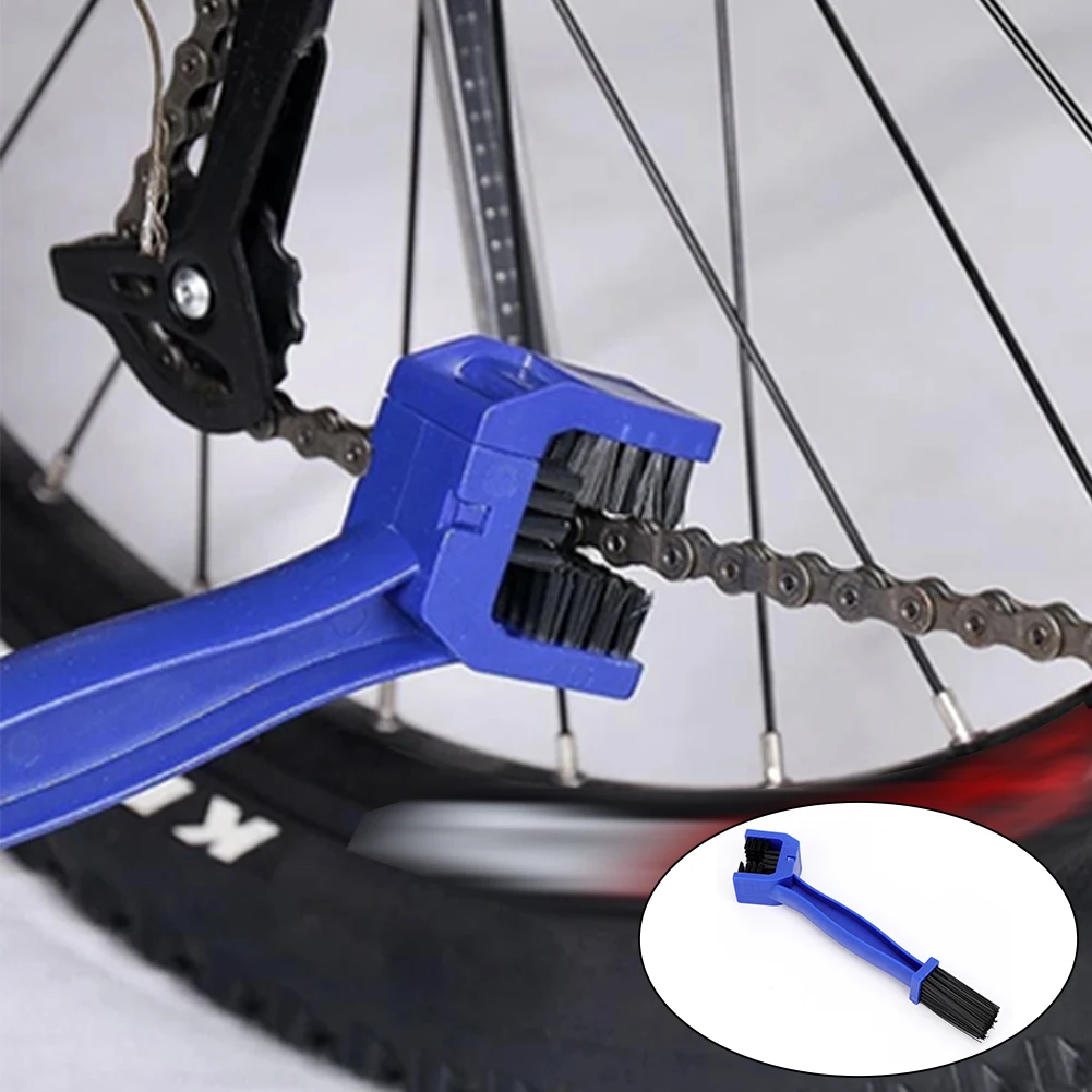 Portable Bicycle Chain Cleaner Motorcycle Road Bike Chain Clean Brush Bicycle Clean Tool Kit Cycling Chains Cleaner Maintenance