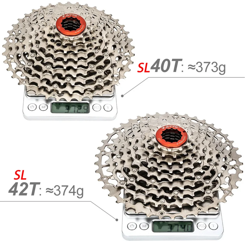 ZTTO MTB 9 Speed SL 11-40T 11-42T Cassette U4000 9speed 11- 42