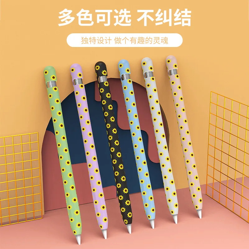 Custodia In Silicone Per Apple Pencil 1 2 Tablet Touch Stylus Pen Custodia Protettiva Custodia Morbida Portatile