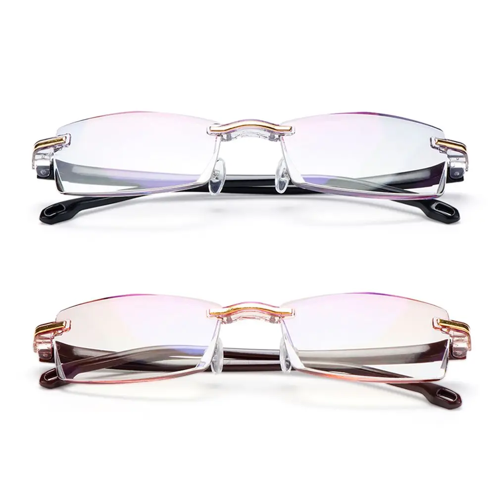 

Ultralight Rimless Reading Glasses Anti Blue Light Radiation Computer Presbyopia Glasses Readers Eyeglasses Degree +1.0~3.0