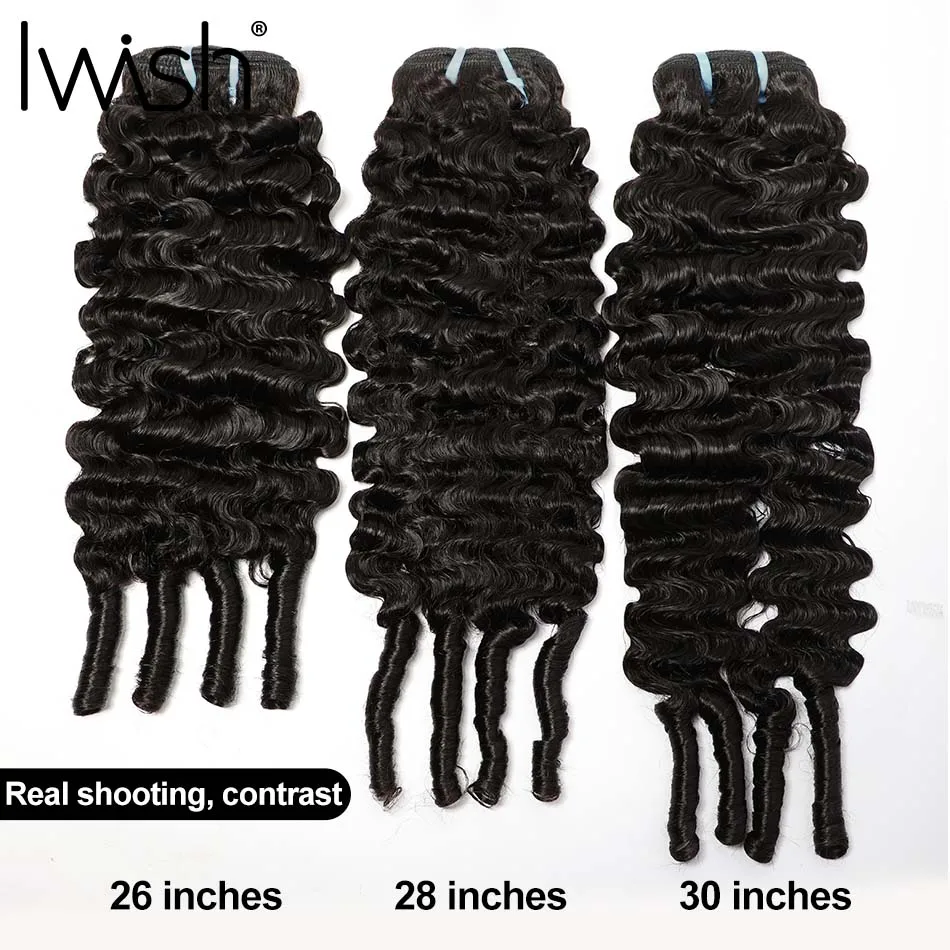 Burmese Curly Bundles Human Hair Extensions 4Pcs Full Head human hair extensions