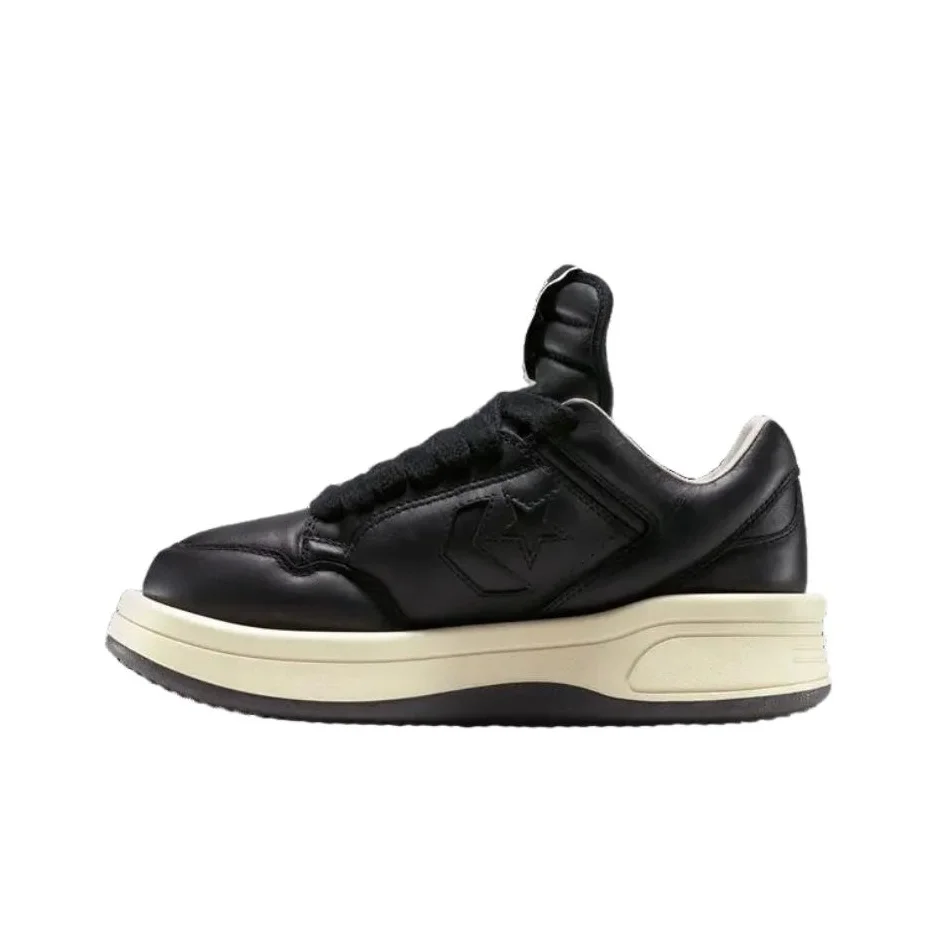 Turbowpn Rick Owens x Drkshdw Converse Low 'Cream de nube negra' A12063C