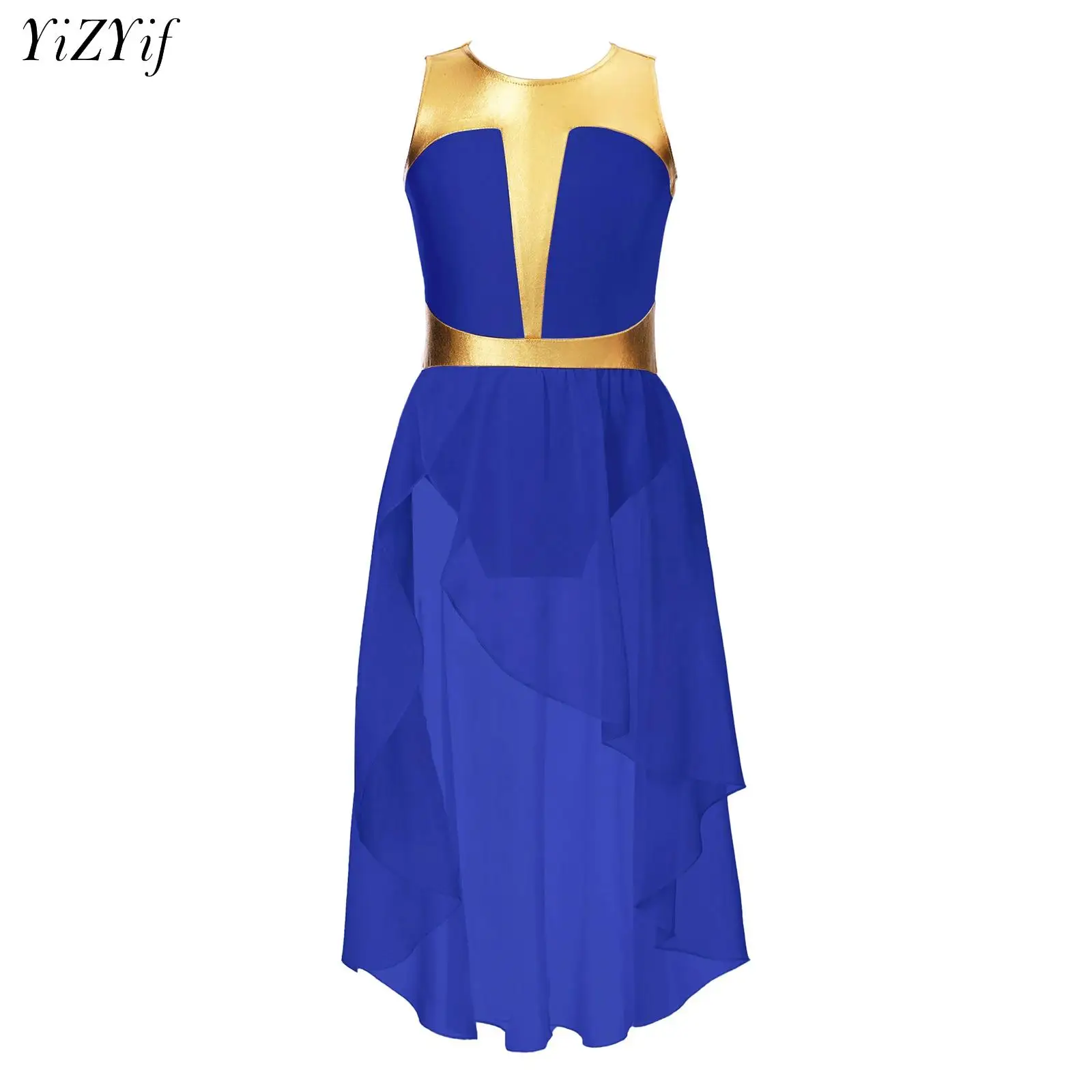 

Детское трико для девочек, Сетчатое Плиссированное Lyrical платье для балета, Современные платья для современных танцев, костюм для выступлений на сцене