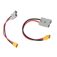 10AWG 30/50 ซม.50Amp 600V Anderson Power Connectors to XT90 ชายหญิงปลั๊กอะแดปเตอร์สําหรับยานพาหนะไฟฟ้าพลังงานแสงอาทิตย์ 1