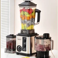 2.5L 6in1 Blender Stainless Steel Large Capacity Metal Juicer Meat Grinder Food Processor 1