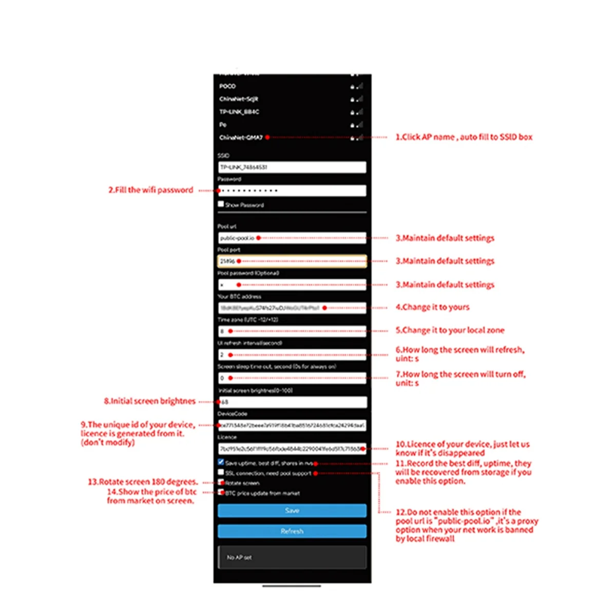 새로운 NMMiner NerdMiner 업그레이드 987 /S 해시레이트 2.8 인치 스마트 디스플레이 Bitcoin Crypto  Solo Lottery Miner NerdMiner-Freehip.co.kr