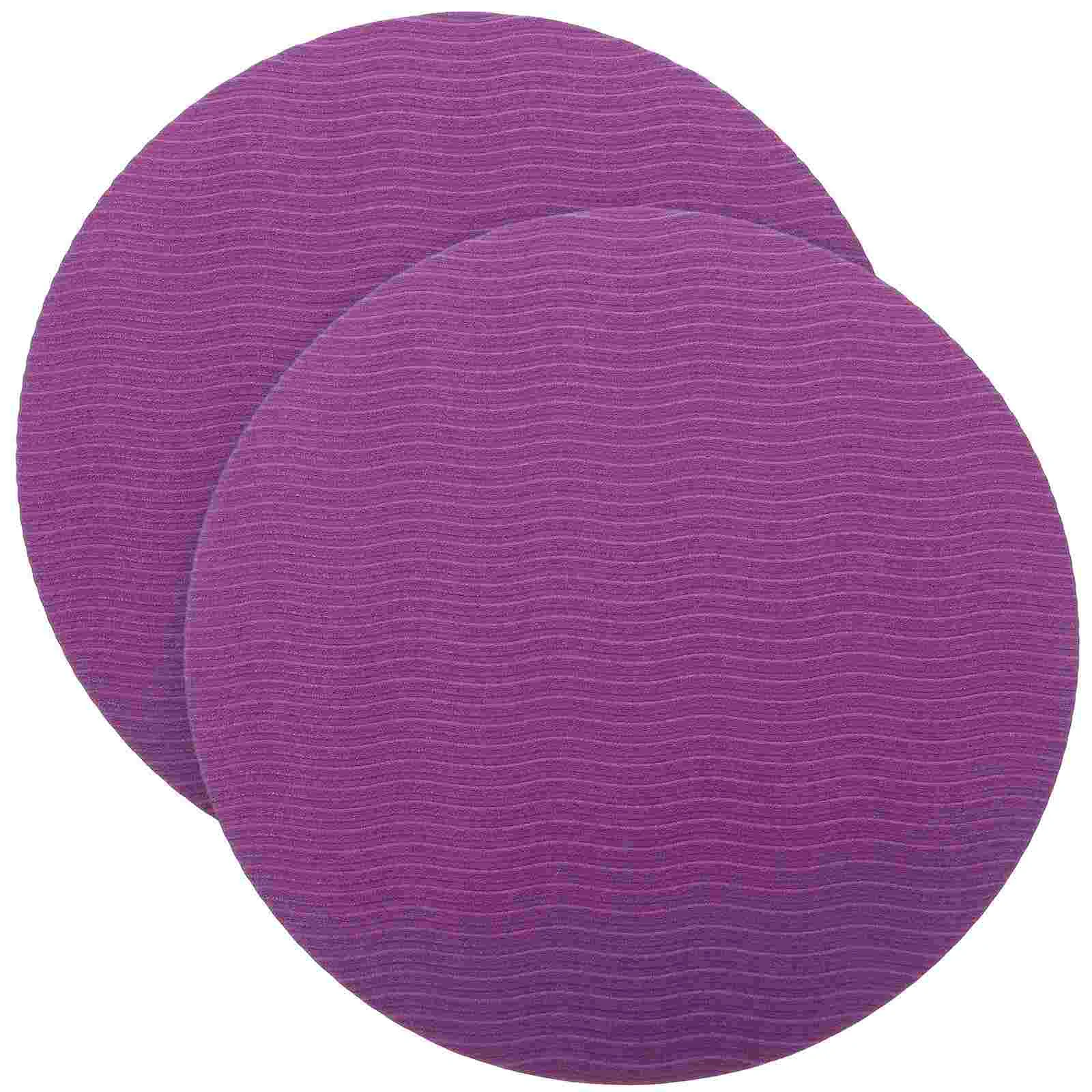 

2 Pcs Yoga Balance Mat Knee Pads Protector for Cushion Workout Major Accessories Women Rubber Multi-function Miss Anti-skid